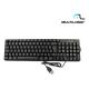 Teclado Basico Slim Preto Usb Multilaser Tc193